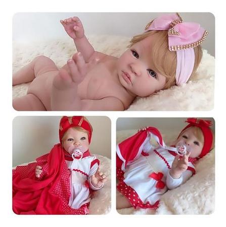 Boneca bebê Reborn Ana Julia 2 autentica com corpo inteiro - Baby Dolls -  Bonecas - Magazine Luiza