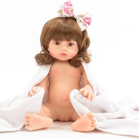 boneca bebe reborn corpo silicone pode dar banho - bzdoll - Boneca Reborn -  Magazine Luiza