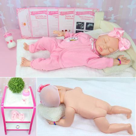 Bebê Reborn Boneca Menina Pronta Entrega Original Realista - ShopJJ -  Brinquedos, Bebe Reborn e Utilidades
