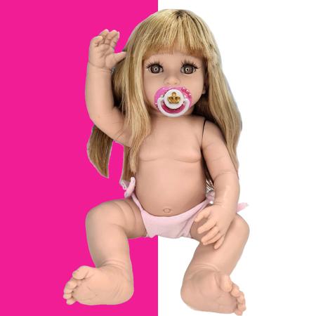 Bebê Reborn Original Bonecas Silicone Maria Barata Menina