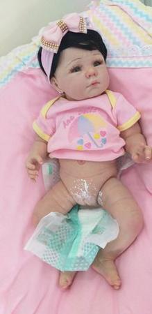 Bebe Reborn Boneca Banho Silicone Realista, Princesinha - ANA DOLLS - Boneca  Reborn - Magazine Luiza