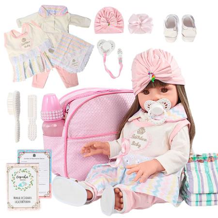 Bebe Reborn Pode Dar Banho Boneca Bolsa itens - Cegonha Reborn Dolls -  Bonecas - Magazine Luiza