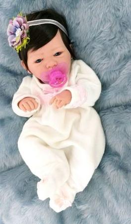 Bebê Reborn Cabelo Fio A Fio Feito A Mão Muito Realista, Magalu Empresas