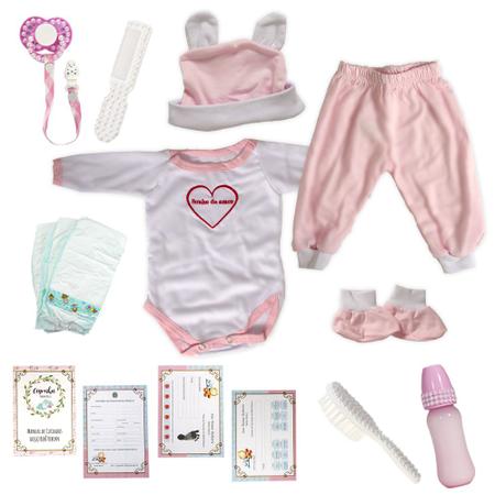 Bebe Reborn de Silicone Sonho de Amor 13 Itens Fada Madrinha - Boneca Reborn  - Magazine Luiza