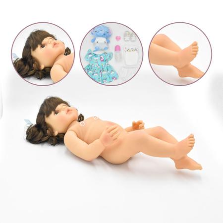 Bebê Reborn Sapinho Boneco Realista Brastoy Silicone Completa Chupeta  Mamadeira Roupa e Pelúcia - Bonecas - Magazine Luiza