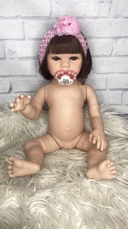 Bebê Reborn Elo Menina Realista corpo silicone macio Enxoval Premium Pode  dar banho - Que Sonho de Nenem - Bonecas - Magazine Luiza
