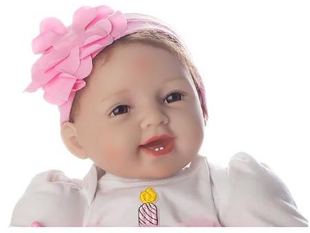 Boneca Bebê Reborn Laura Baby Carina - Bonecas - Magazine Luiza
