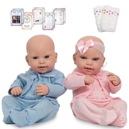 Bebês Reborn Gêmeos - Mon Petit Bebês Reborn