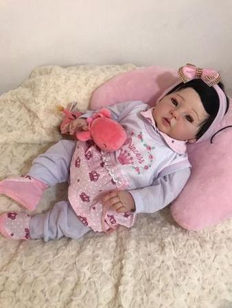 Bebê Reborn Menina Realista Boneca Com Enxoval - Mundo Azul e Rosa -  Bonecas - Magazine Luiza