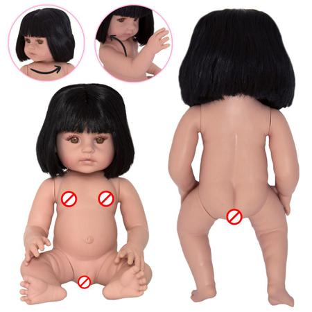 boneca bebe reborn morena 48cm full silicone - dominio imports - Boneca  Reborn - Magazine Luiza