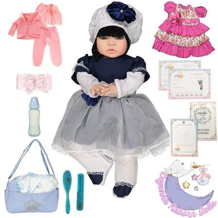 Boneca com Bolsa Maternidade Magazine Luiza Enviamos Hoje - Cegonha Reborn  Dolls - Boneca Reborn - Magazine Luiza