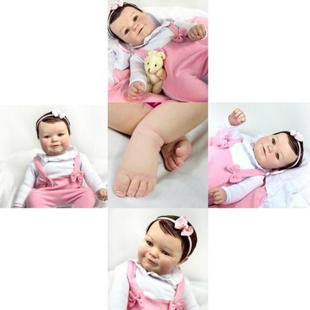 Bebê Reborn Maddie - inteira em silicone