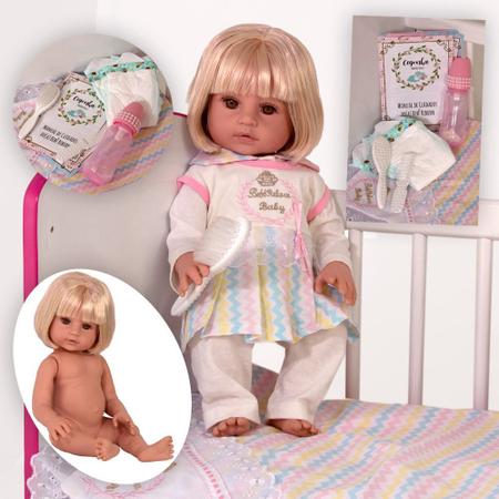 Boneca Baby Reborn 100% Silicone Magazine Luiza - Cegonha Reborn Dolls -  Bonecas - Magazine Luiza