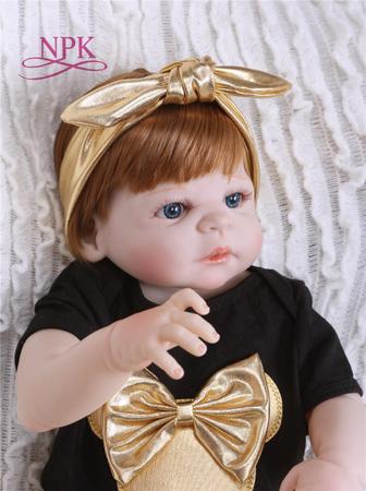 Bebê Reborn De Silicone Menina Original Npk Envio Hoje