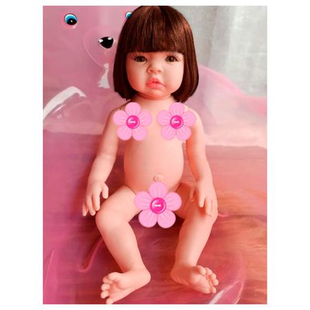 Boneca Bebê Reborn Vaquinha 100% Silicone C/ Acessórios Pelúcia e Roupinha  Presente para Crianças - Brastoy - Bonecas - Magazine Luiza