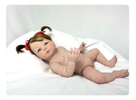 Boneca Bebê Reborn Menina Realista Olhos Azuis Lindíssima