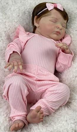 Bebe Reborn Real Menina ! Fio A Fio Enxoval - ANA DOLLS - Bonecas