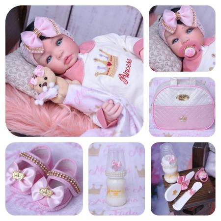 Bebe Reborn Menina Fada Madrinha Real Boneca BK Morena - Cegonha Reborn  Dolls - Bonecas - Magazine Luiza