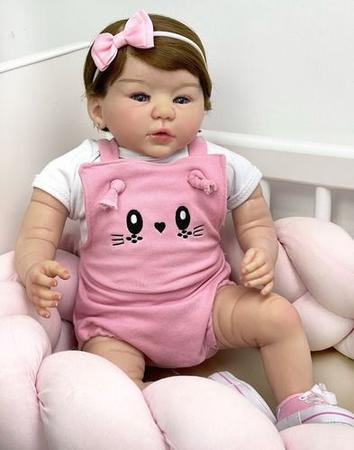 Boneca bebê Reborn Ana Julia 2 autentica com corpo inteiro - Baby Dolls -  Bonecas - Magazine Luiza