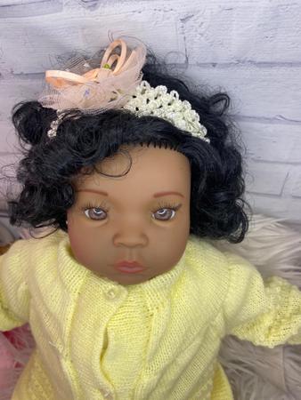 Imagem de Bebe Reborn menina Negra Enxoxal premium + 20 Acessorios Exatamente Igual a Foto AM