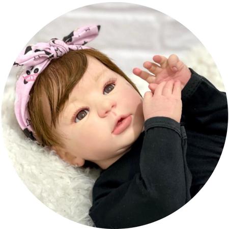 Boneca Bebê Reborn Menina Real…