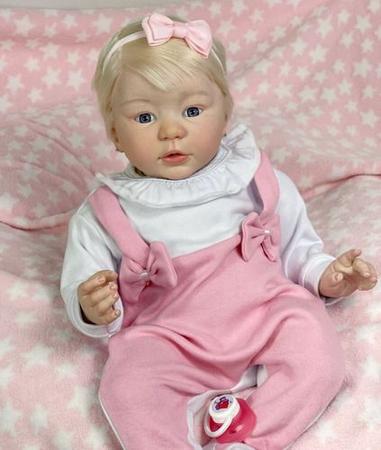 Bebe Reborn Real Menina ! Fio A Fio Enxoval - ANA DOLLS - Bonecas