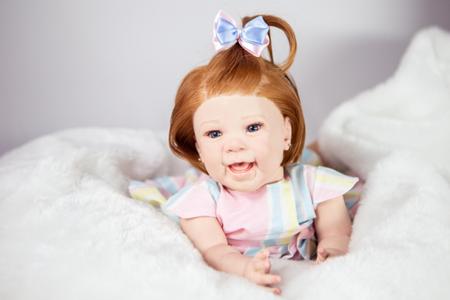 Bebê Reborn Menina Realista Silicone, Banho Fio A Fio Baby - Mundo Azul e  Rosa - Bonecas - Magazine Luiza