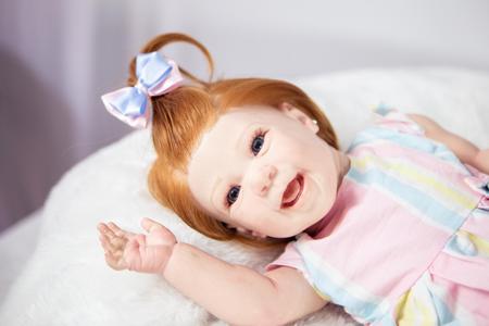 Bebê Reborn Menina Realista Silicone, Banho Fio A Fio Baby - Mundo Azul e  Rosa - Bonecas - Magazine Luiza