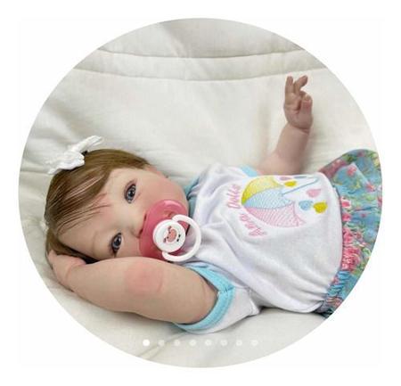 Bebê Reborn Boneca Baby Alive Silicone Realista Fio A Fio