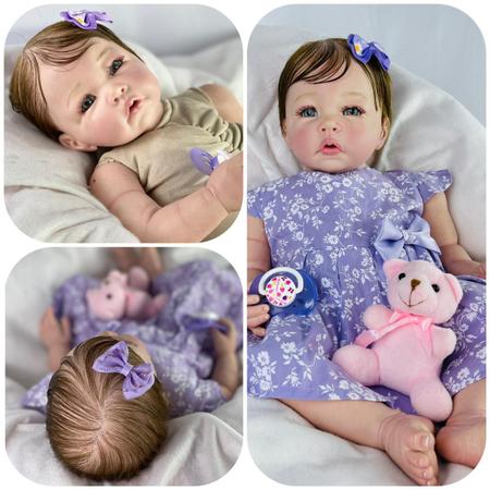 Bebê Reborn Menina Realista Boneca Com Enxoval - Mundo Azul e Rosa -  Bonecas - Magazine Luiza