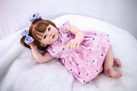 Bebe Reborn Boneca Princesa Silicone Banho Realista K02 - Ana Dolls -  Bonecas - Magazine Luiza