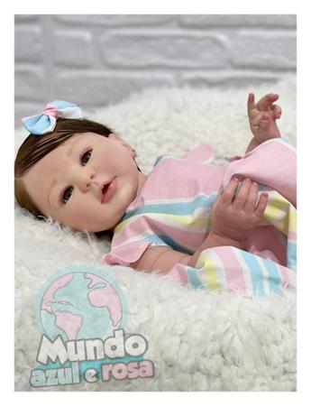 Bebê Reborn Menina Silicone, Fofa, Princesa, Original em Promoção