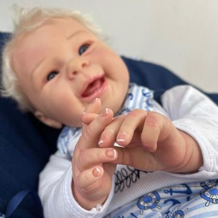 Bebe Reborn Menino Tem Pipi, Toma Banho Realista