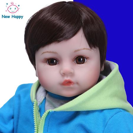 Bebê Reborn Menino Silicone Com Unicórnio New Happy - Bonecas - Magazine  Luiza