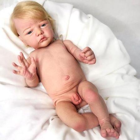 Bebê Reborn Menino Lou Lou Recém Nascido Silicone Banho - Ana