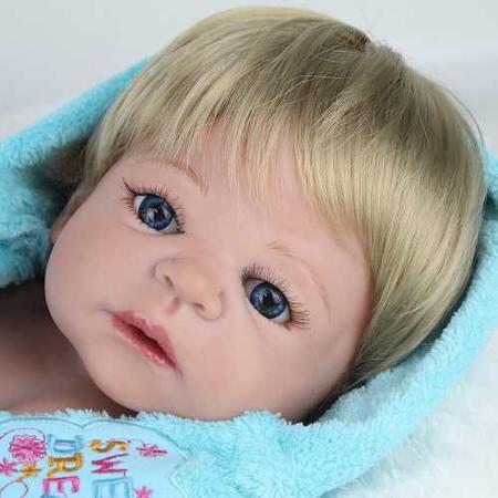 Bebe reborn overboard cabelo curto e loiro bebe reborn cabelo