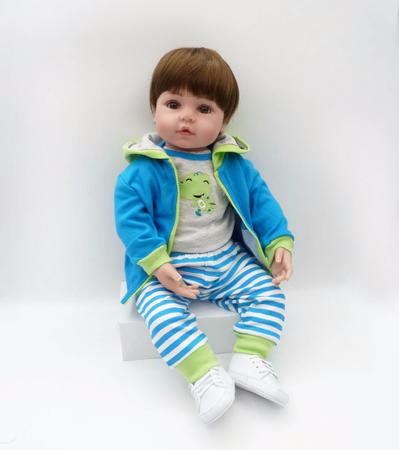 Bebê Reborn Menino Corpo Silicone : : Brinquedos e Jogos