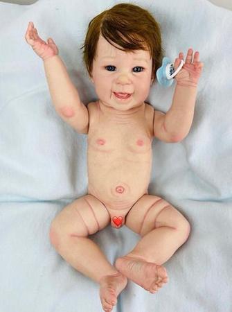 Bebê Reborn Menino Lou Lou Recém Nascido Silicone Banho - Ana dolls -  Bonecas - Magazine Luiza