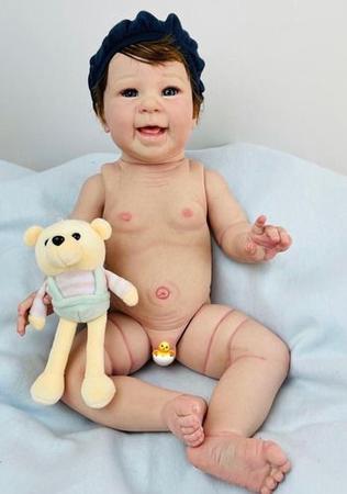 Bebê Reborn Menino Lou Lou Recém Nascido Silicone Banho - Ana dolls -  Bonecas - Magazine Luiza