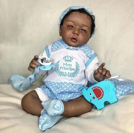 BEBÊ REBORN REALISTA TODA EM SILICONE AMANDINHA FEITA ARTESANALMENTE A MÃO  - Maternidade Mundo Baby Reborn