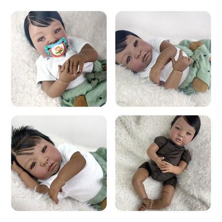 Bebe Reborn Negra Perfeita Realista Linda Vinil Silicone - Ana Dolls -  Bonecas - Magazine Luiza