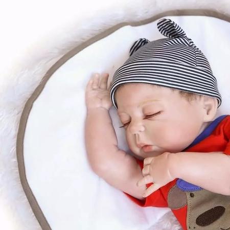 BEBÊ REBORN MENINO REALISTA TODO EM SILICONE MAIS FOFO DO MUNDO NENINHO  BEBEZÃO - Maternidade Mundo Baby Reborn