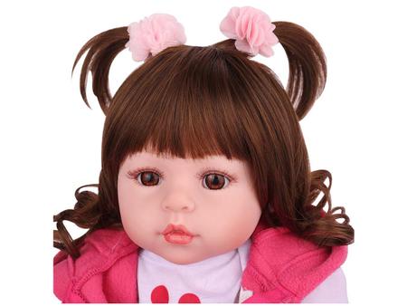 Boneca Bebe Reborn Laura Baby Mini Valentina - Shiny Toys