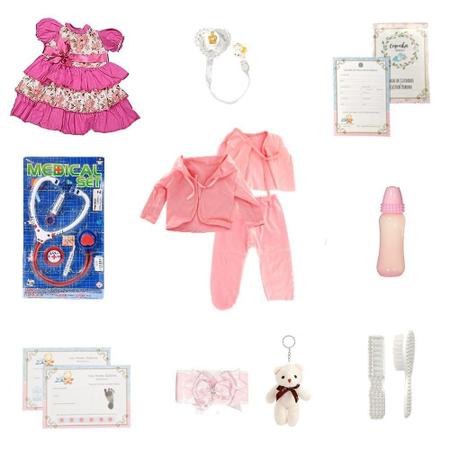 Boneca Reborn Baby Kiss Morena Linda Com Kit Maquiagem - Kaydora Brinquedos  - Boneca Reborn - Magazine Luiza