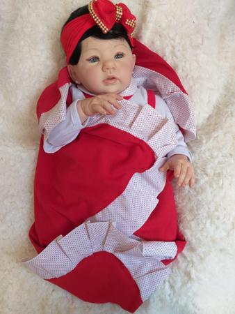 BEBÊ REBORN REALISTA ALEXANDRA SUPER MEIGUINHA TODA EM SILICONE MARAVILHOSA  - Maternidade Mundo Baby Reborn