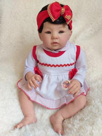 BEBÊ REBORN MENINA MARGARIDA MEGA REALISTA TODA EM SILICONE - Maternidade  Mundo Baby Reborn