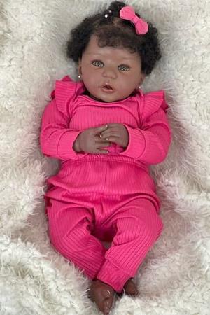 Bebe Reborn Negra Perfeita Realista Linda Vinil Silicone - Ana Dolls -  Bonecas - Magazine Luiza