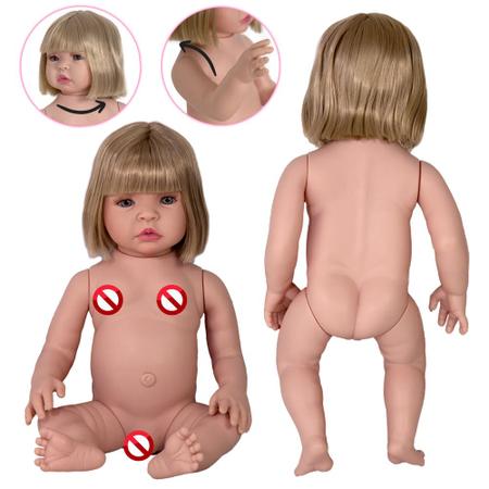 Bebe Reborn Boneca Real 100% Silicone Girafinha Pode Banho no Shoptime