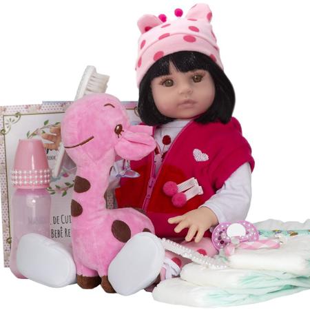 Boneca 100% Silicone Baby Reborn Pode dar Banho - Cegonha Reborn Dolls - Boneca  Reborn - Magazine Luiza