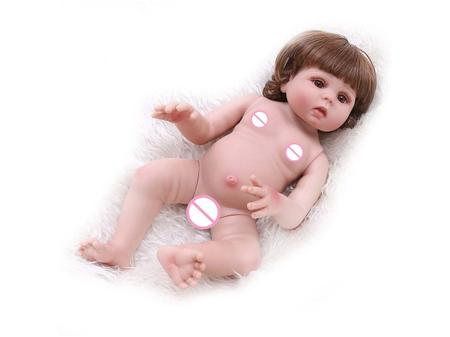 Imagem de Bebê Reborn Pelúcia Laura Baby 45cm